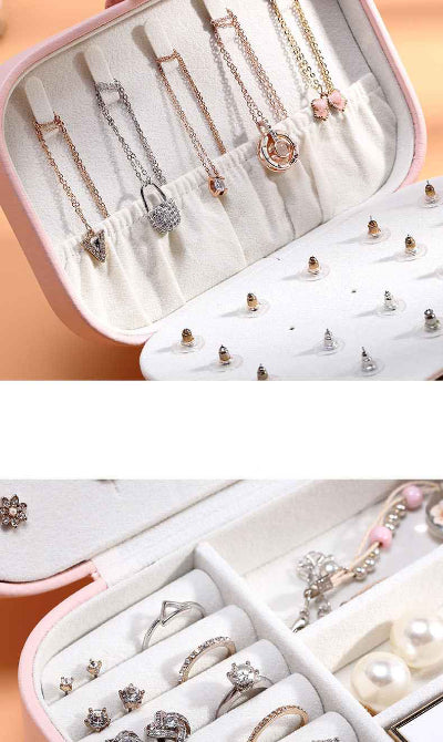 boite a bijoux voyage zoom compartiment bague collier