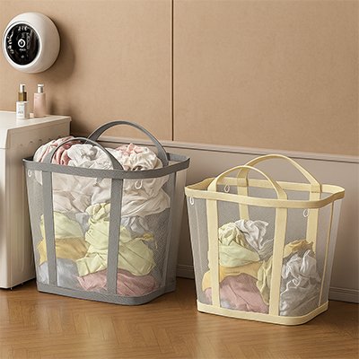 Panier à linge sale petit et grand avec poignée