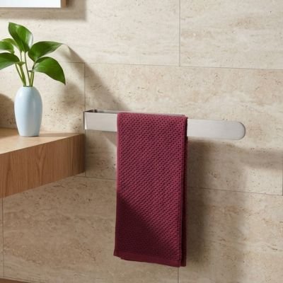 Porte serviette gris acier fixer au mur serviette suspendu