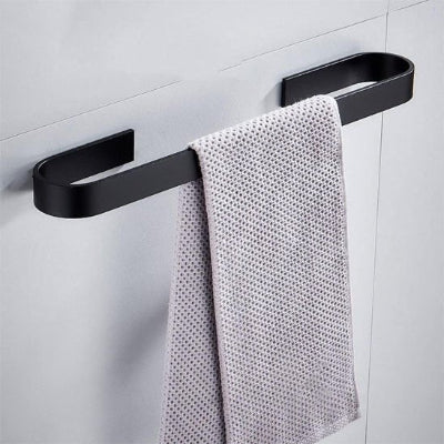 Porte serviette mural noir  fixer au mur sans perÇage serviette suspendu