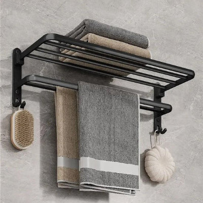 Porte serviette noir vu d'en bas