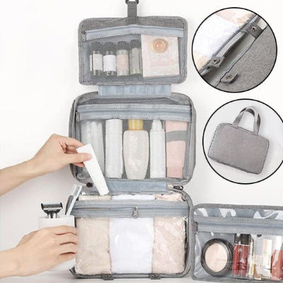 Trousse de toilette avec crochet trousse transforme en sac