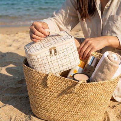 Trousse de toilette femme range trousse dans sac de plage