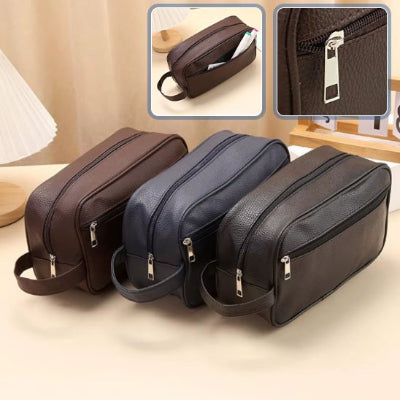 Trousse de toilette homme zoom sur fermeture